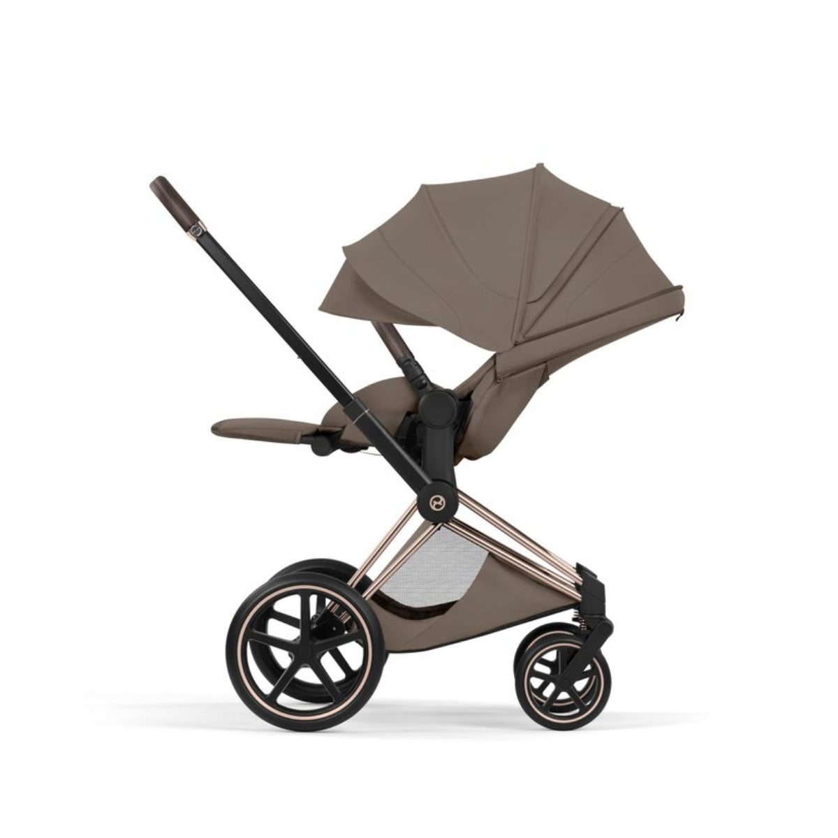 Cybex Priam/e-Priam Seat Pack Style Collection Coconut Brown - Ergonomic Near-Flat Recline