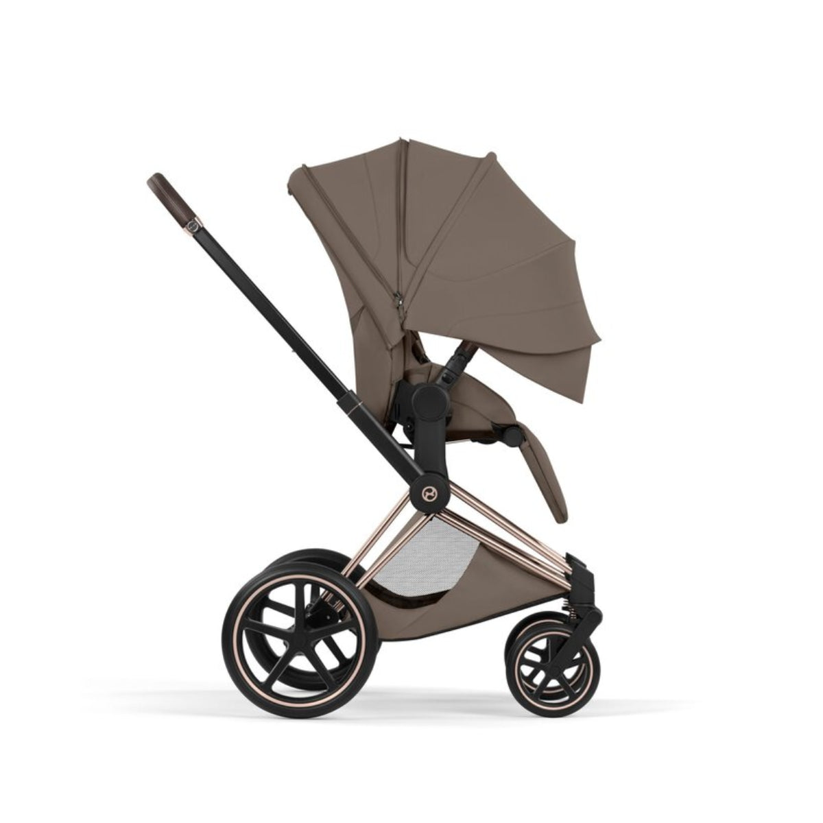 Cybex Priam/e-Priam Seat Pack Style Collection Coconut Brown - XXL UPF 50+ Canopy